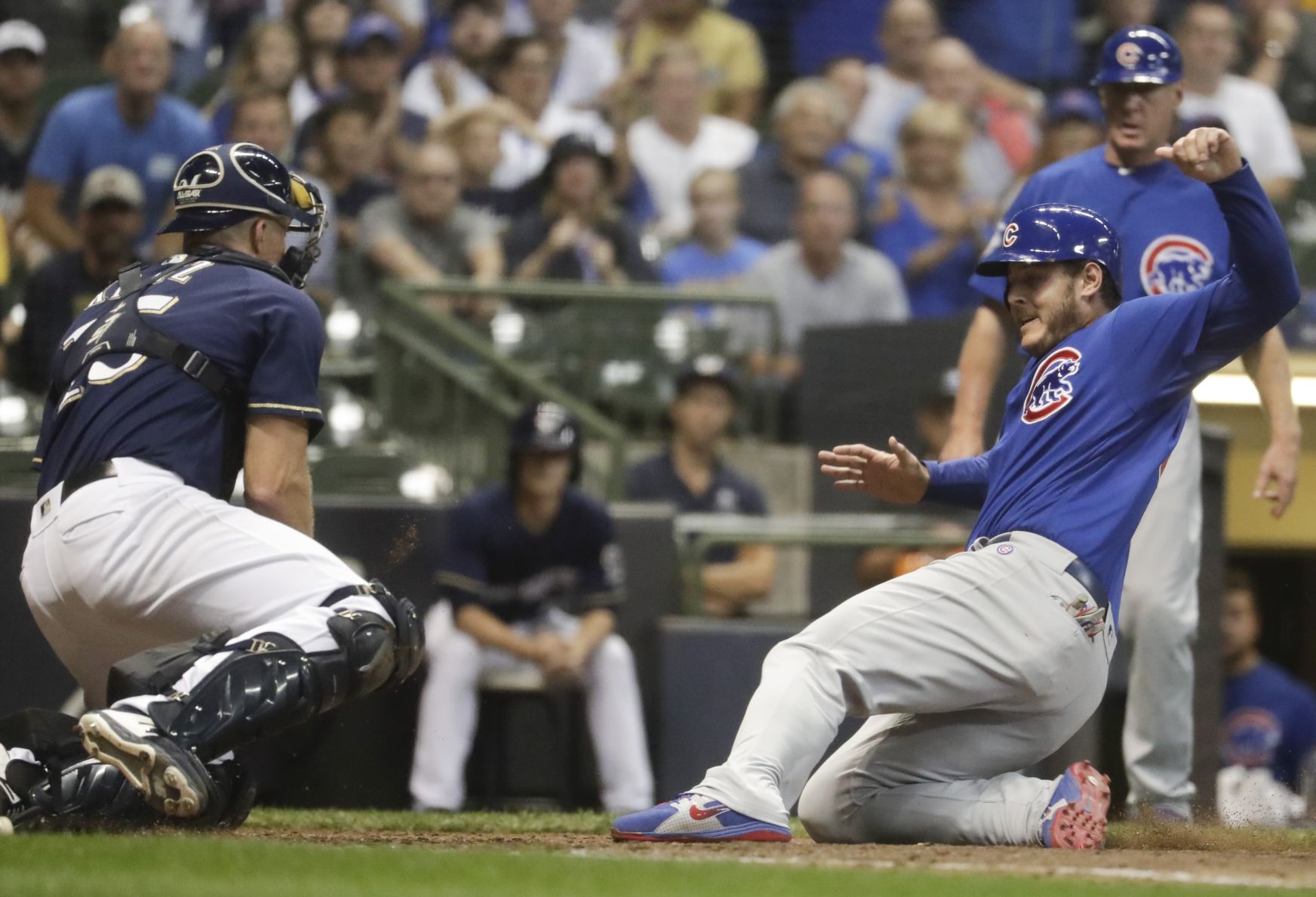 Cubs Brewers Baseball (Game 3)